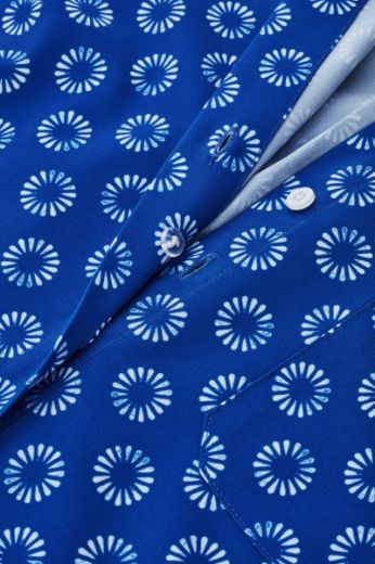 Picture of Bizcare Ladies Daisy Print Shirt Short Sleeve